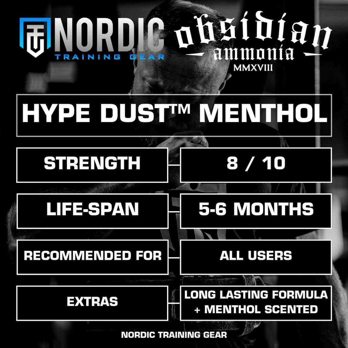 OBSIDIAN AMMONIA - HYPEDUST MENTHOL