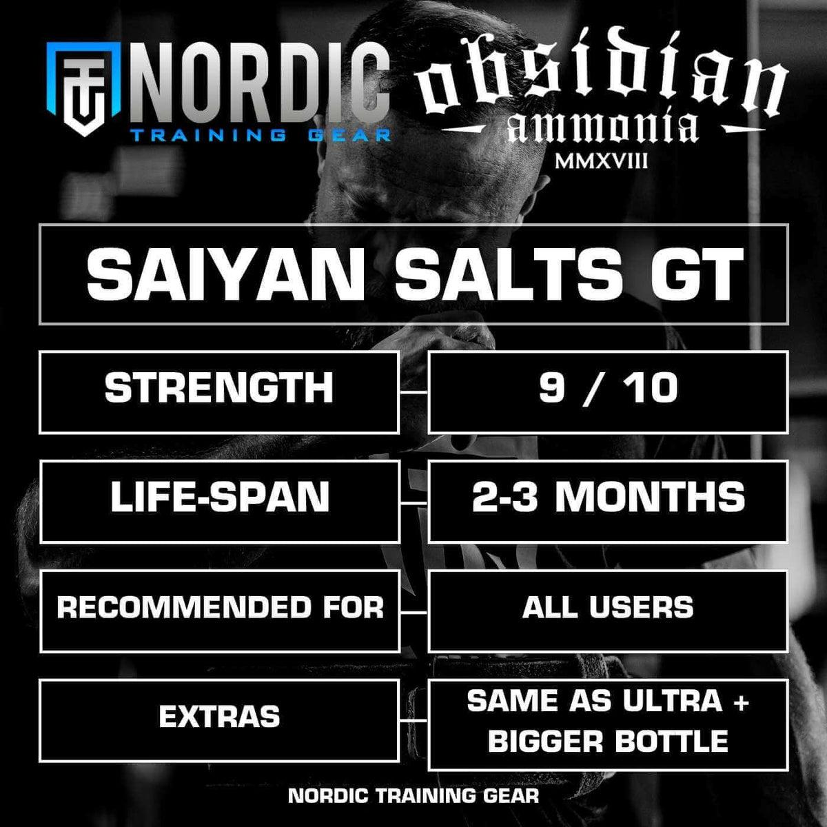 OBSIDIAN AMMONIA - SAIYAN SALTS GT