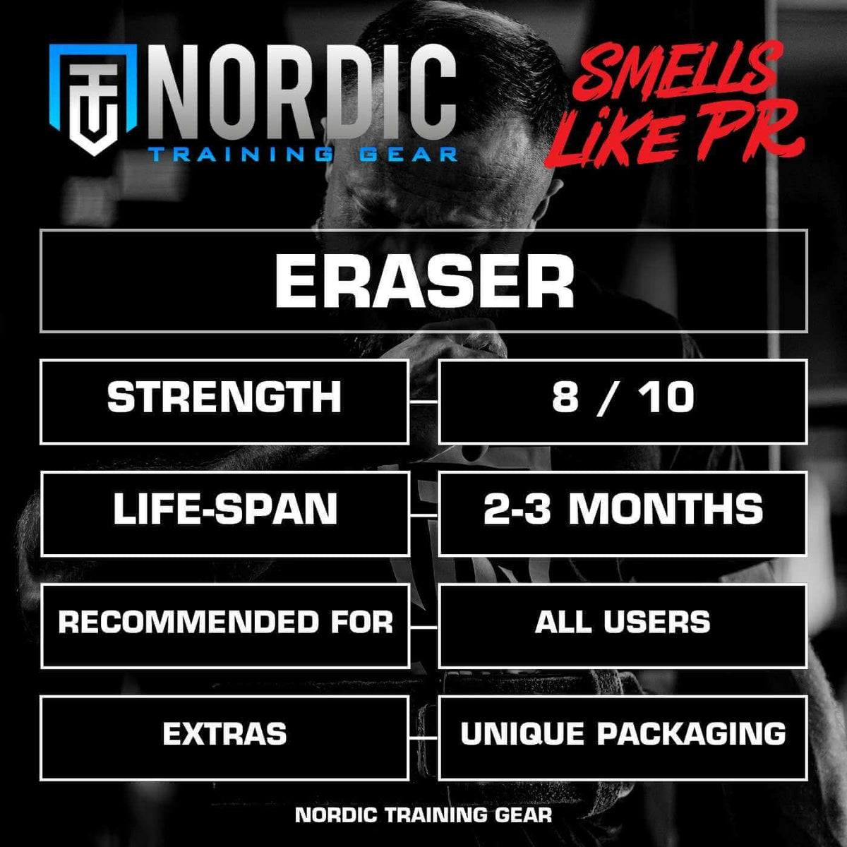 SMELLS LIKE PR - ERASER